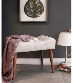 Taburet LUMI 40x58 cm krémový