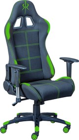 XXXLutz HERNÁ STOLIČKA, sieť, zelená, čierna MID.YOU - Online Only kancelárie - 000528040901