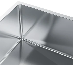 Erga HD, 1-komorový oceľový drez 740x440x210 mm, oceľová, ERG-MLS-HD7444