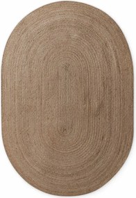 Koberec Hanse Home Jute Braided Rangpur naturálny / hnedý ovál