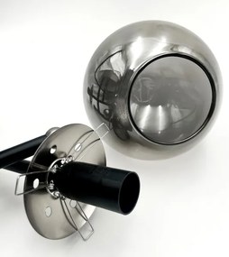 Brilagi - Prisadený luster MALIVA 3xE14/15W/230V matný chróm/dymová