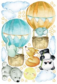 Detské samolepky na stenu Ambiance Balloons and Stars