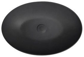 Sapho - Umývadlo na dosku FORMIGO 60x40 cm betón/antracit