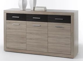 Komoda Cancan SB, dub sonoma/sivá pínia%