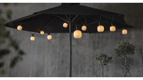 Čierna vonkajšia svetelná LED reťaz Star Trading Circus Maxi, dĺžka 5 m