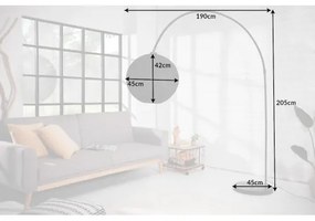 Stojaca lampa 40686 Cocooning 205cm Čierna  - Komfort-nábytok