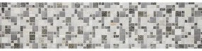 Mozaika z prírodného kameňa a kovu XSA 525 strieborná 30 x 30 cm