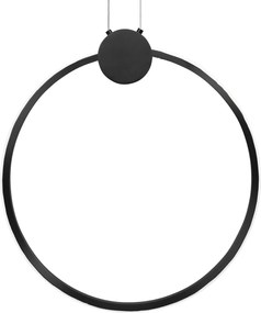 Toolight Toolight, LED stropné svietidlo 50cm 23W 4000K APP1398-CP. čierna, OSW-00956