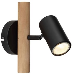 Globo 57913-1 - Nástenné bodové svietidlo HERTI 1xGU10/5W/230V drevo/kov