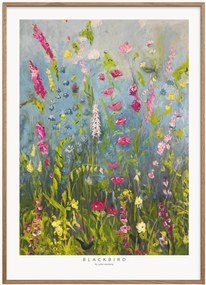 Nástenná dekorácia v ráme Black Bird