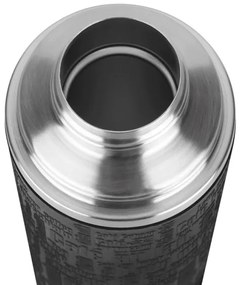 Tefal - Termoska s hrnčekom 0,5 l SENATOR nerez/čierna