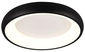 Čierne LED stmievateľné stropné svietidlo Cardona – Trio