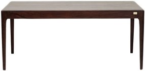 Stôl BROOKLYN 160 x 80 x 76 cm -  čiernohnedý orech