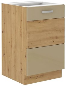 Skrinka do kuchyne Artisan cappuccino lesk 50ZL 1F BB