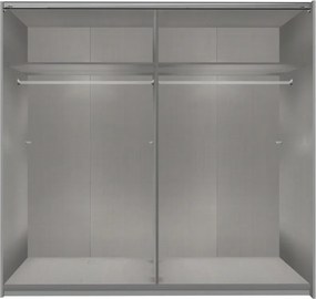 Šatníková skriňa Bern, šírka 225 cm/výška 208 cm, biela