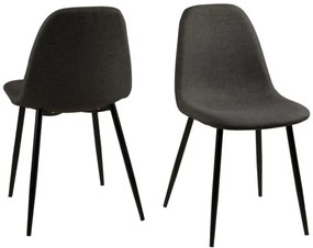 Jedálenská stolička Wilma, tmavosivá (64374)