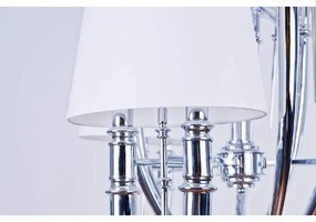 Azzardo AZ0028 - Luster na reťazi DIABLO 6xE14/11W/230V biela