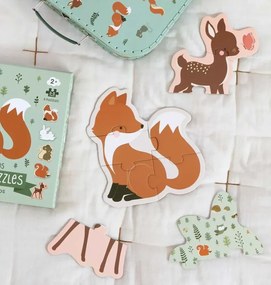 Skladačky: Lesní priatelia