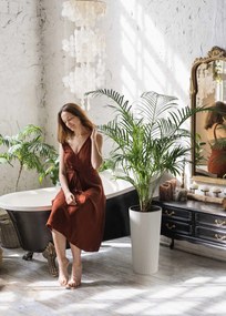 PLASTOVÝ KVETINÁČ URBANIKA ECO 57X30 CM BÉŽOVÁ