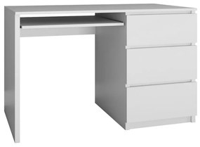 Písací stôl CITRUS pravý biely matný | AMI Nábytok