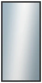 DANTIK - Zrkadlo v rámu, rozmer s rámom 60x120 cm z lišty Hliník čierna (7005021)