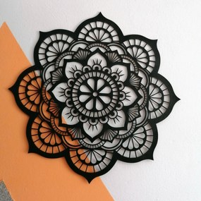 SENTOP | Drevená dekorácia na stenu mandala symbolika lotosový kvet I SENTOP PR0204