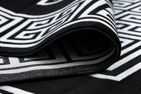 Koberec GLOSS 6776 85 Greek - čierny, slonia kosť