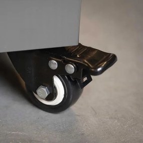 Planika Faro GAS - Vonkajší plynový krb 142x36 cm 8kW šedá + ochranný kryt