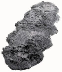 Sivá ovčia kožušina Native Natural Double, 60 x 240 cm