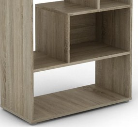 Vysoký regál Zigzag, dub sonoma