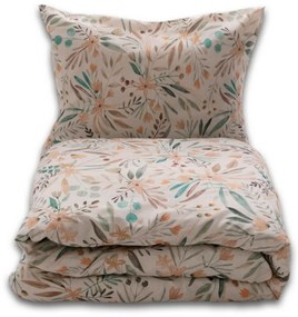 Obliečky zo zmesi bavlny a ľanu Lúka, 160 x 200 cm, 2 ks 70 x 80 cm