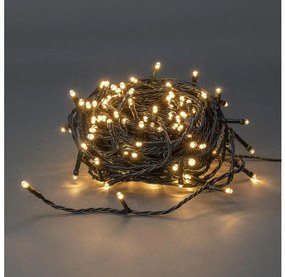Nedis CLLS180- LED Vonkajší vianočný záves 180xLED/7 funkcií 16,5m IP44 teplá biela NE0534