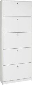 XXXLutz VÝKLOPNÁ SKRINKA NA TOPÁNKY, biela, 60/168/16 cm Xora - Online Only drobný nábytok - 002808015915