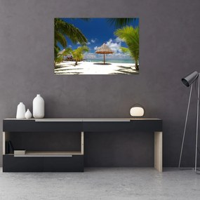 Obraz - Pláž s bielym pieskom (90x60 cm)
