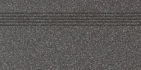 Schodovka Rako Taurus Granit čierna 30x60 cm mat TCPSE069.1