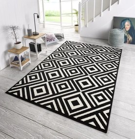 Koberec Hanse Home Capri Art čierny / krémový