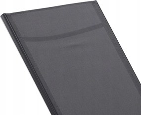 Garden Line ZÁHRADNÁ LEHÁTKO 195x69x94cm TMAVOSIVÁ *6111