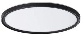 KANLUX KANLUX, AZPO stropné LED svietidlo, priemer 290mm, 18,5W, IP54, čierna matná, 31503