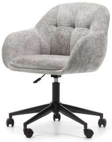 Otočné kancelářské křeslo Acapulco světle šedé