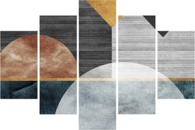 Obraz - Tvary a textúry (150x105 cm)
