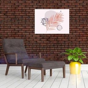 Obraz - Fialový minimalizmus N⁰3 (70x50 cm)