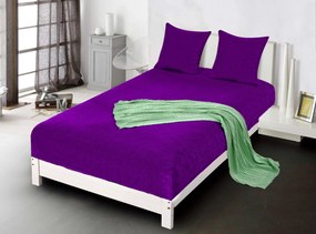 Plachta mikroplyš SOFT 90x200 cm tmavo fialové