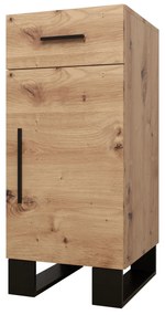 Predsieňová zostava Amanda 7 (dub artisan + zelená). Vlastná spoľahlivá doprava až k Vám domov. 1085913