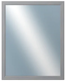 DANTIK - Zrkadlo v rámu, rozmer s rámom 80x100 cm z lišty STEP šedá (3019)