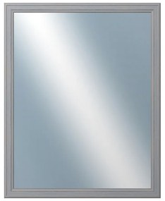 DANTIK - Zrkadlo v rámu, rozmer s rámom 80x100 cm z lišty STEP šedá (3019)