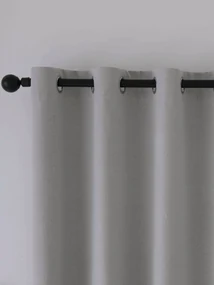 Blackout závesy Ricardo krémové - 140 x 180 cm (2ks) - krúžky