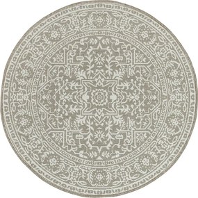 Obojstranný koberec BRUSSELS 205989/10610 béžový / krémový kruh