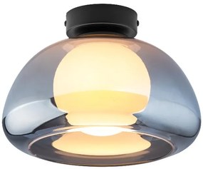 Livarno home Nástenná a stropná LED lampa (sivé sklo)  (100393033)