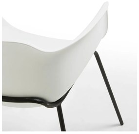 Biela jedálenská stolička Kave Home Khasumi