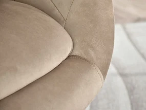 Kreslo Lush 4 (béžová + zlatá). Vlastná spoľahlivá doprava až k Vám domov. 1110271